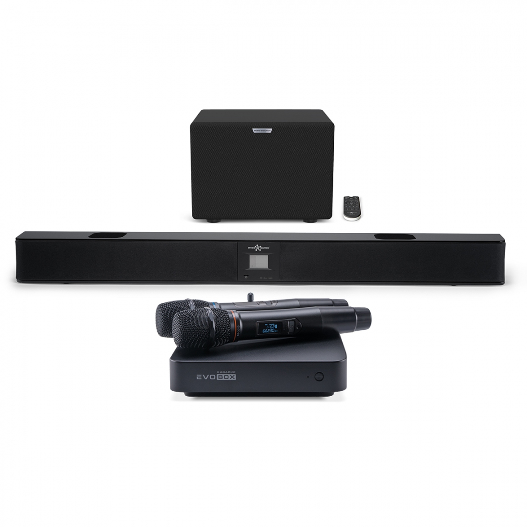 караоке-комплект EVOBOX Plus + EvoSound Bar (саундбар с караоке) в Химках