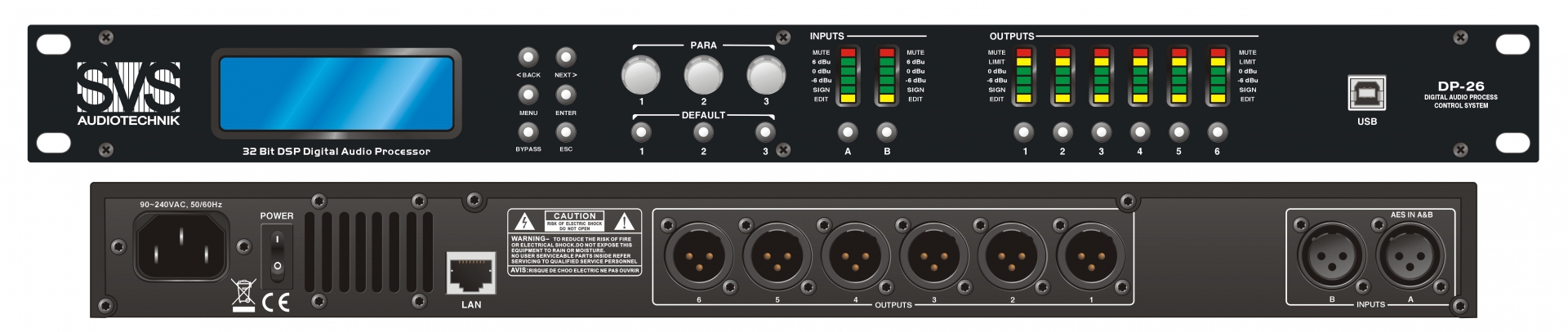 SVS Audiotechnik DP-26 Цифровой процессор: 2 входа 6 выходов в Химках
