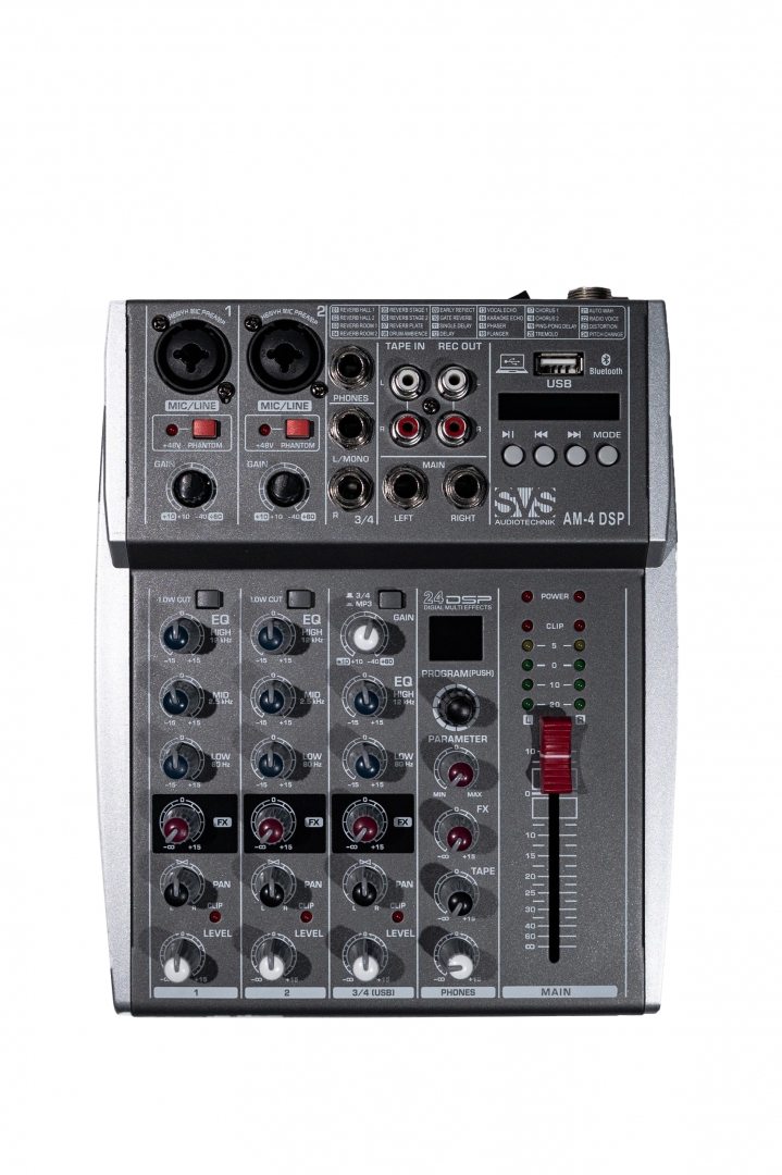 SVS Audiotechnik mixers AM-4 DSP Аналоговый микшерный пульт, 4-канала в Химках