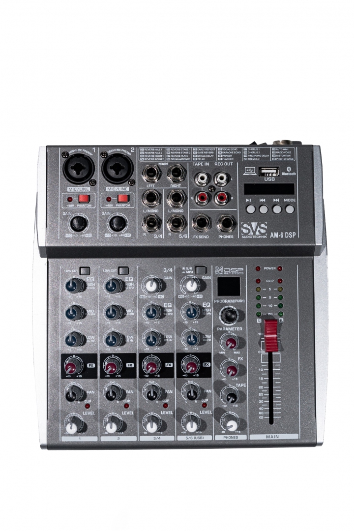 SVS Audiotechnik mixers AM-6 DSP Микшерный пульт аналоговый, 6-канальный SVS Audiotechnik mixers в Химках