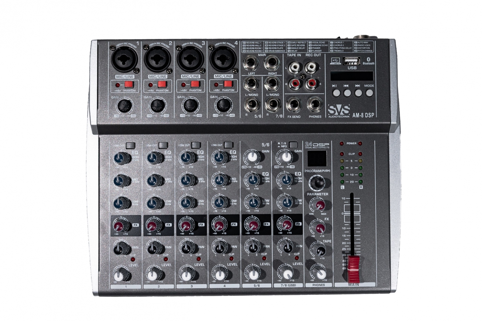 SVS Audiotechnik mixers AM-8 DSP Микшерный пульт аналоговый, 8-канальный в Химках