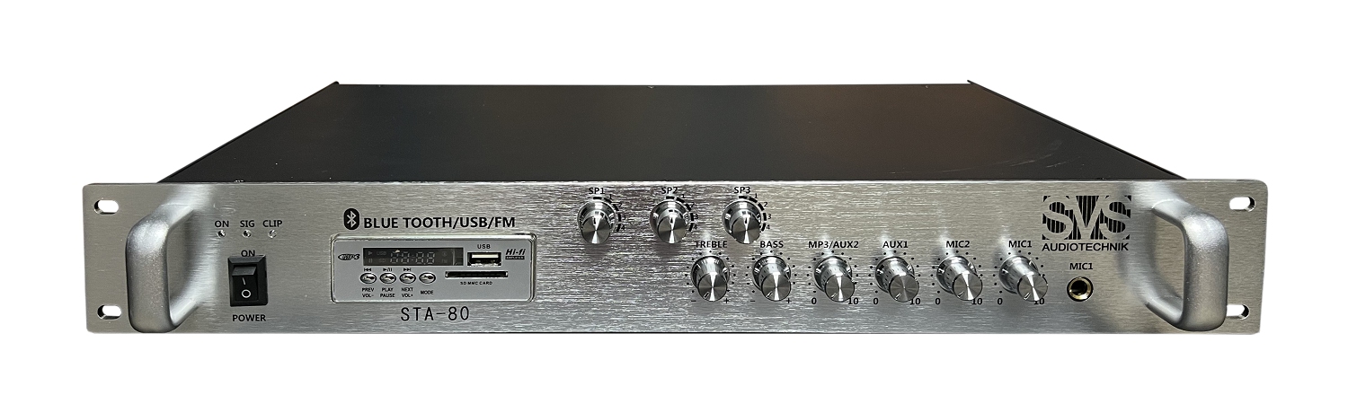 SVS Audiotechnik STA-80 Микшер-усилитель для систем Public Address в Химках